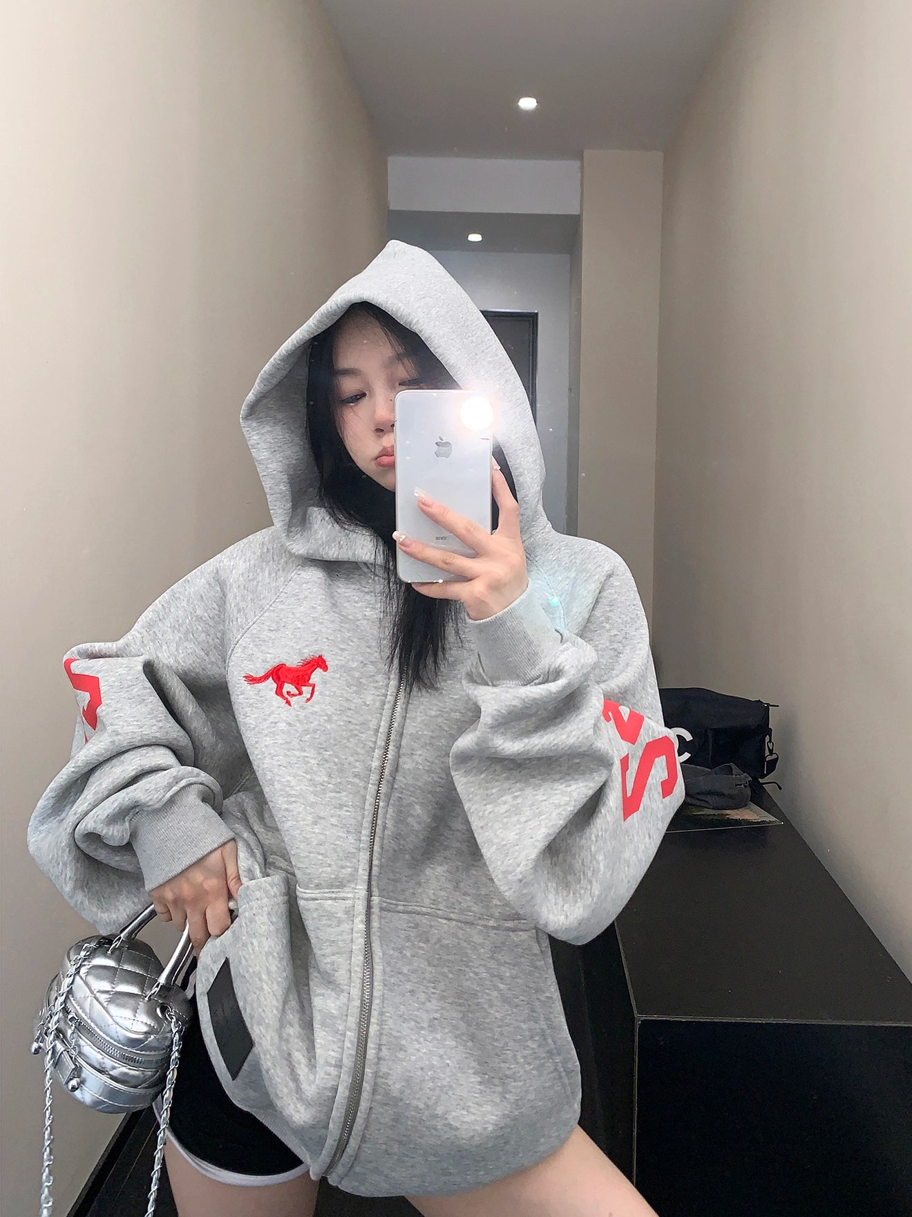 Vintage Loose Zip Hoodie YLS0928