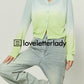 Mint Gradient Slim Cardigan LLA0281