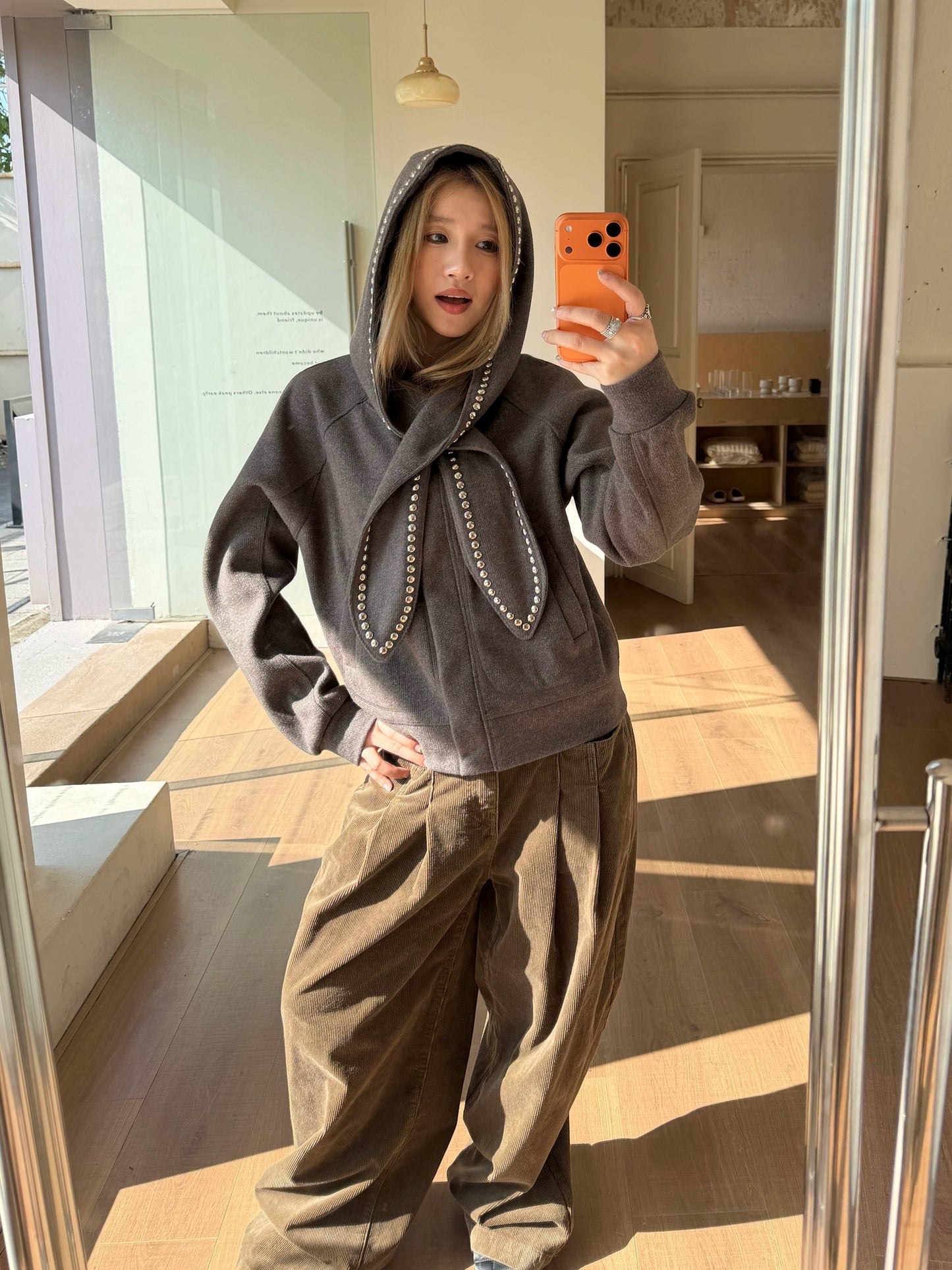 Rabbit Ear Knit Jacket CYE0089