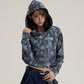Star-Patterned Zip-Up Hoodie ONP0002