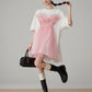 Tulle Layered Style T-Shirt Dress FER0137