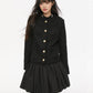 Chunky Tweed Short Jacket KIP0005