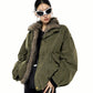 Vintage Fur Work Jacket ICM0112