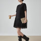 Rhinestone Short-Sleeve T-Shirt Dress FER0080