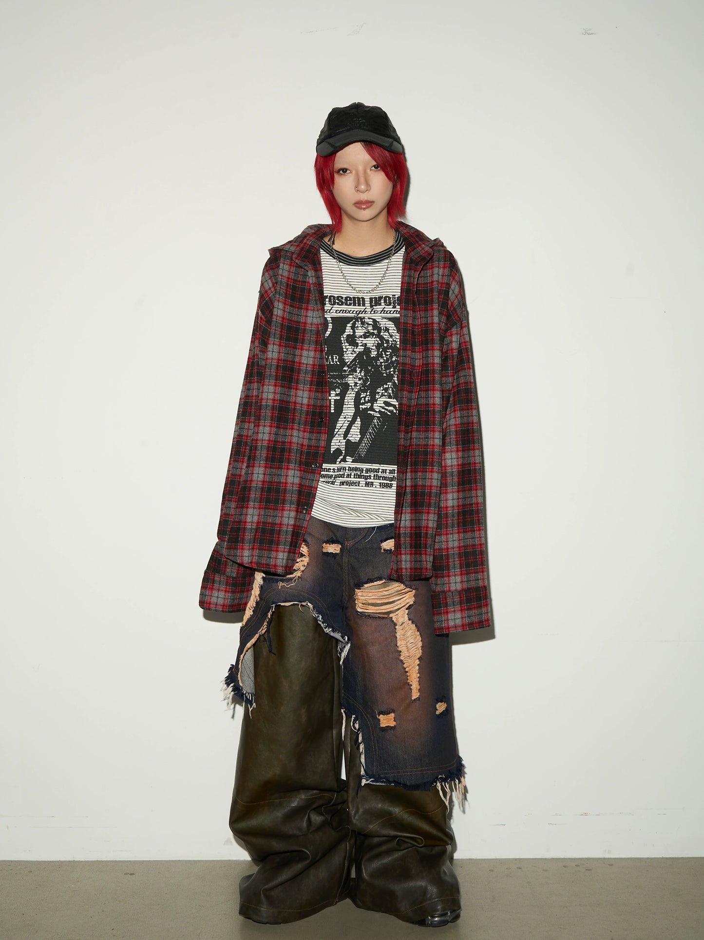 Plaid Long Sleeve Shirt MCY0007