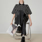 Striped Oversized Polo Shirt FER0244