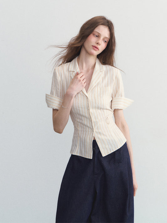 Polo Neck Striped Shirt SPY0030