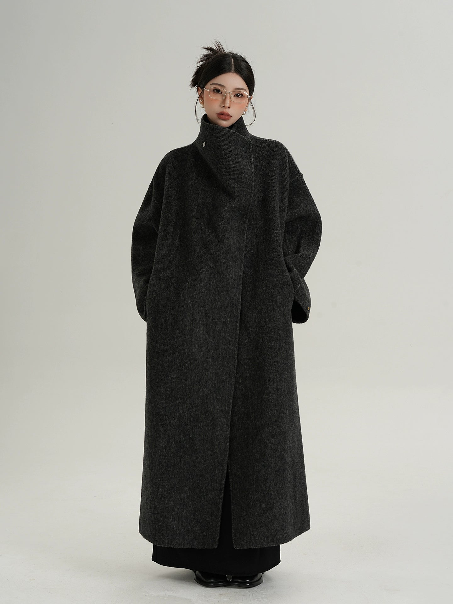 Wool Basic Long Coat SRS0377