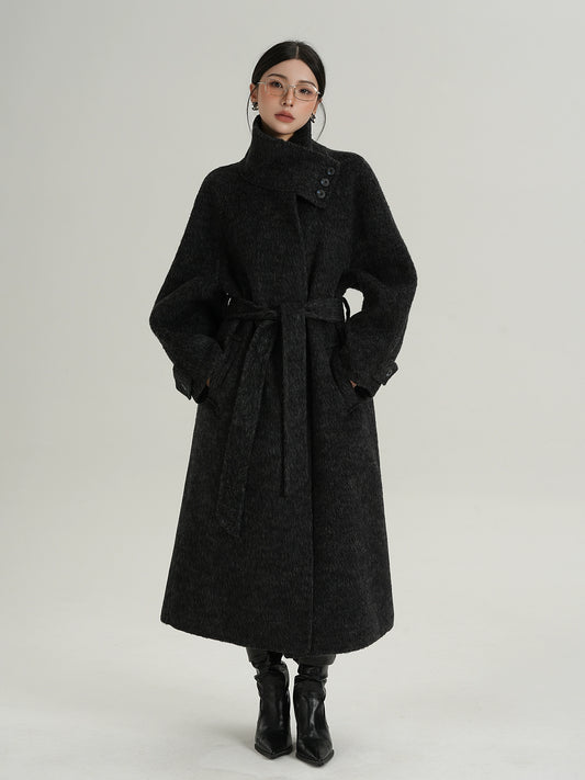 Stand Collar Elegant Coat SRS0411