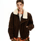 Fur Collar Suede Jacket HGX0047