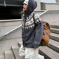 Nordic Pattern Hood Cardigan CYE0011