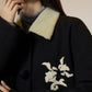 Vintage Embroidered Collar Wool Coat SUY0022