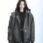 Oversized Fur Hooded Blouson WLS0016