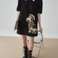 Dog Graphic Polo Dress FER0202