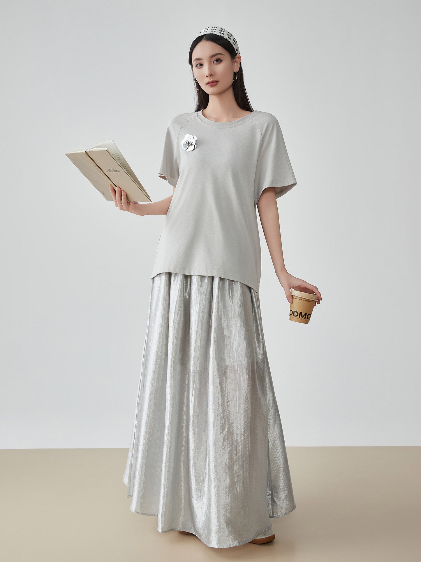 Metallic Silver Docking Dress FER0243