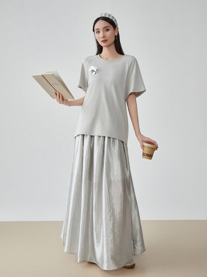 Metallic Silver Docking Dress FER0243