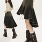 Vintage Asymmetrical Denim Skirt EPU0008