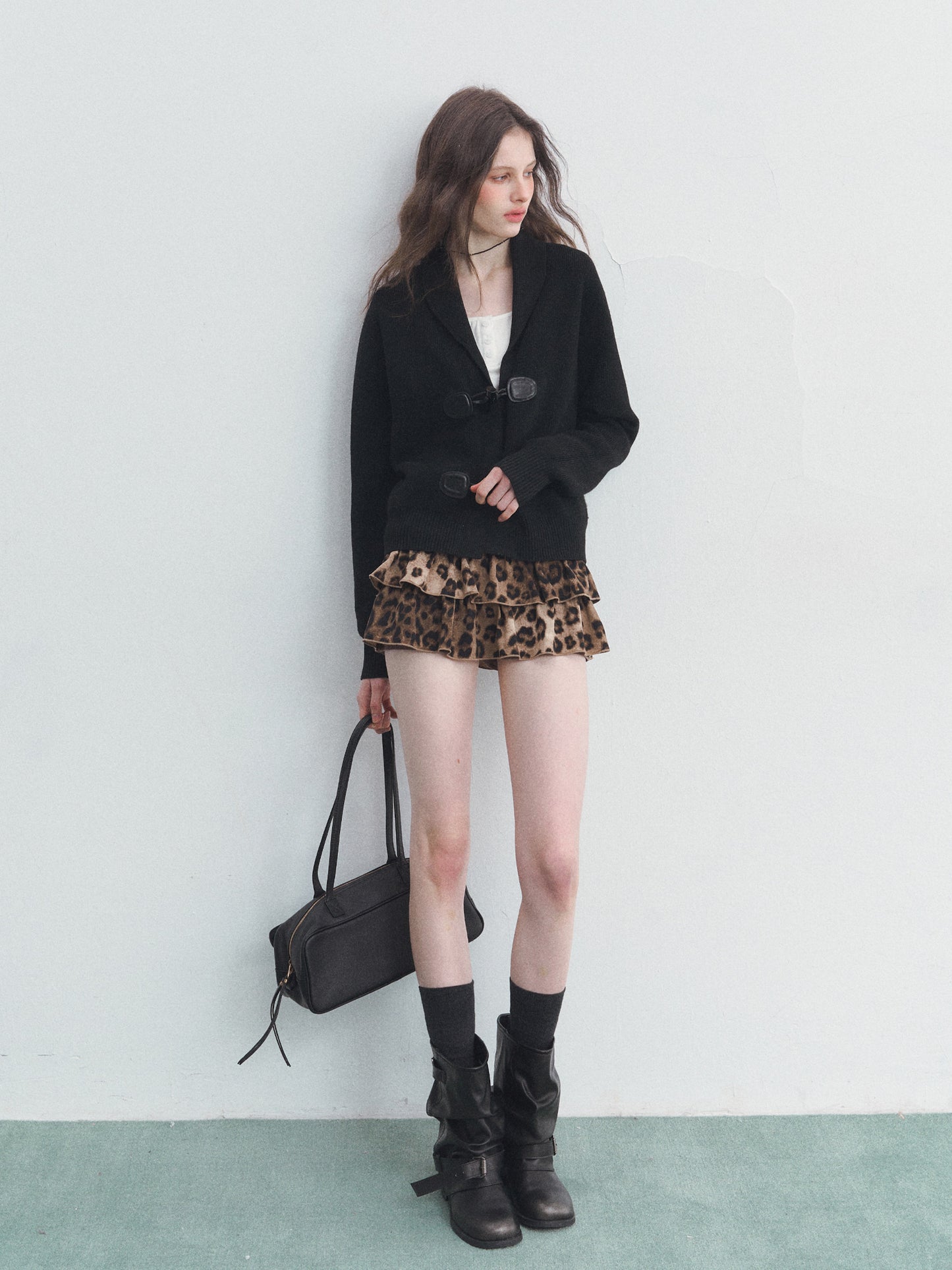 Duffle Button Long-Sleeve Top SPY0026