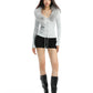 Fur Design Zip Knit BGS0038