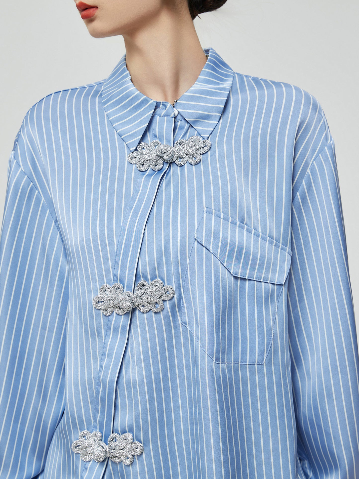 Chinese-Style Long-Sleeve Shirt FER0057