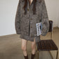 Vintage Mocha Brown Wool Jacket / Mini Skirt SUY0017