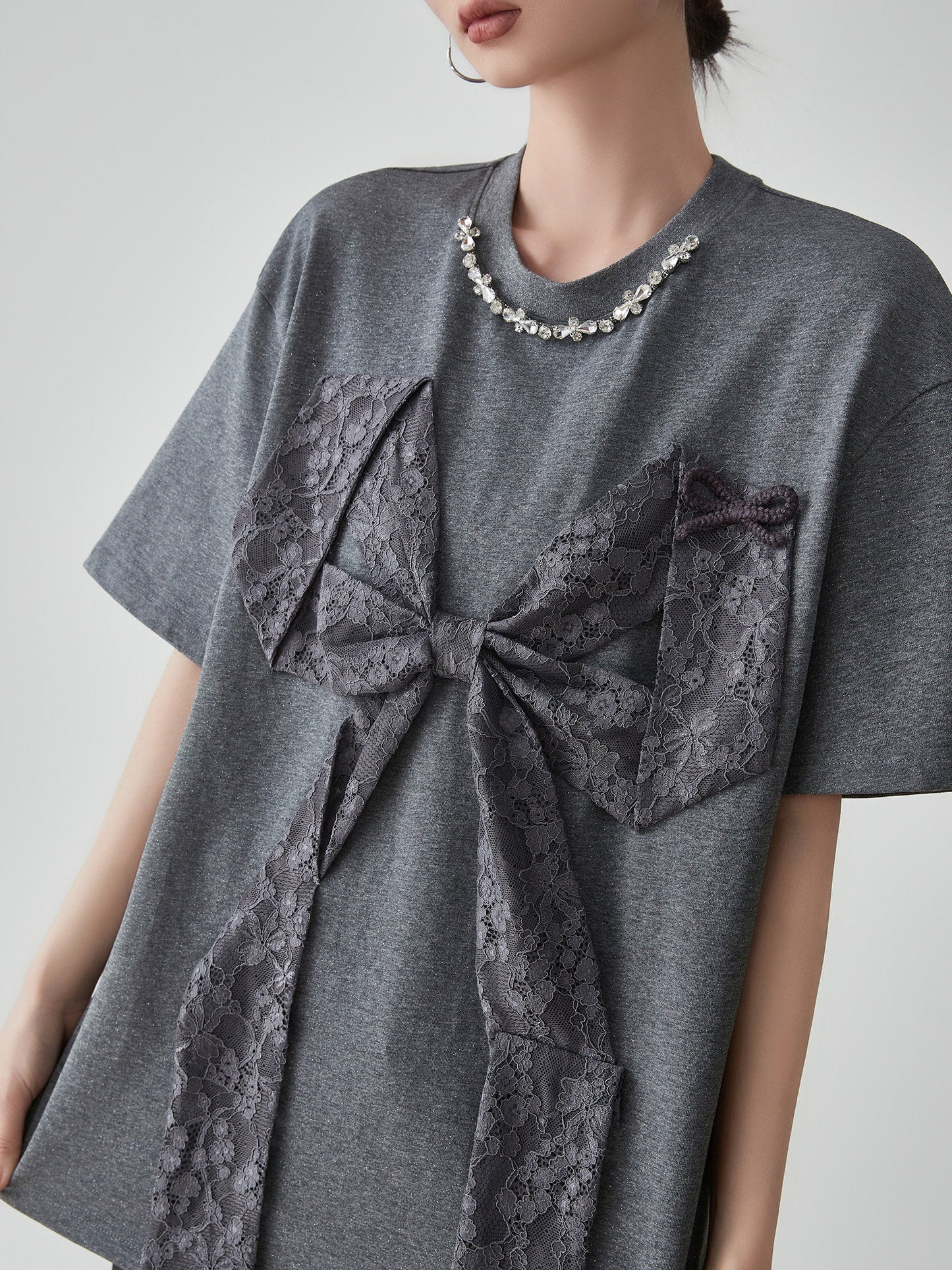 Race Ribbon Oversize T-shirt FER0152