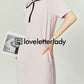 Pink Polo Neck Dress LLA0210