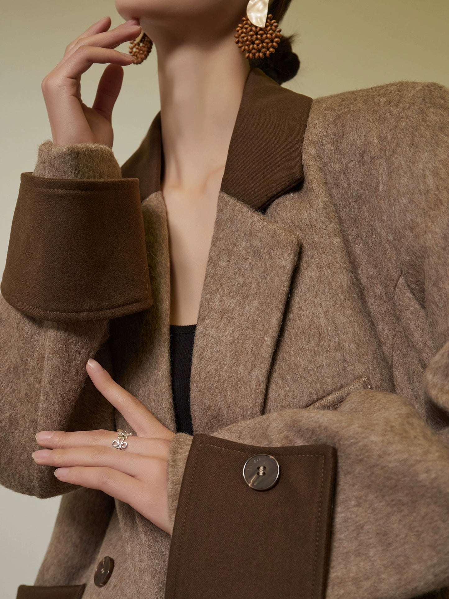 Luxury Suede Jacket / Tight Mini Dress SUY0012