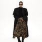 Leopard Asymmetrical Tiered Skirt ZRS0092