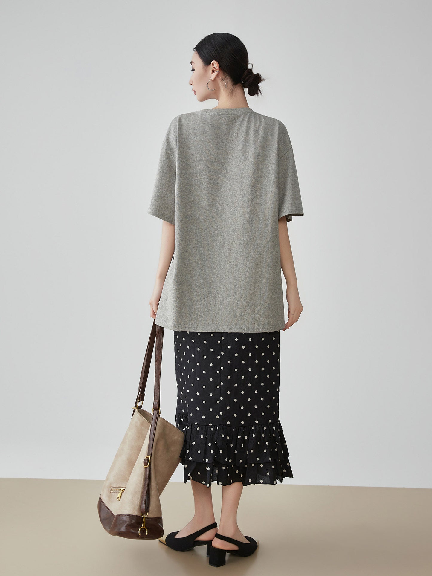 Cherry Print Short-Sleeve T-Shirt  FER0265