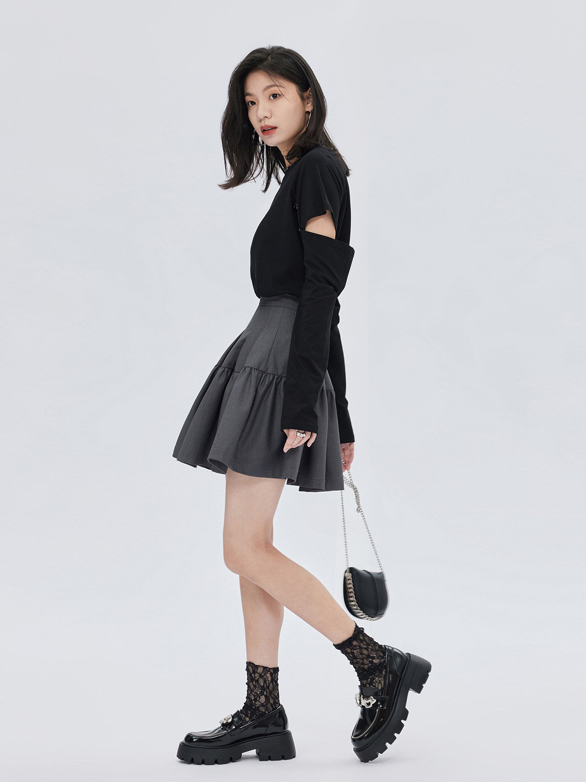 Round Neck Long Sleeve T-Shirt SHN0015