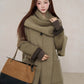 Scarf Collar Wool Coat WDB0004