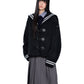 Sailor Collar Duffle Coat EZK0096