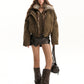 Fur Collar Two Piece Jacket BGS0023