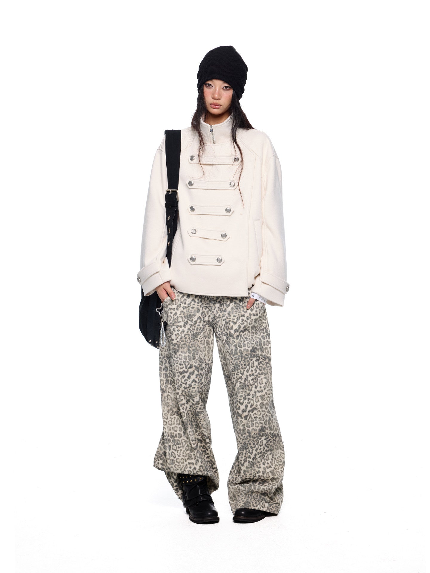 Short Double-Faced Wool Coat EZK0094