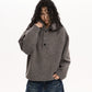 Fur Hood Knit Top VAT0019