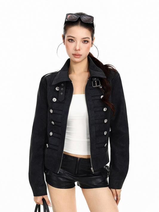Napoleon Stand Collar Zip Jacket BGS0056