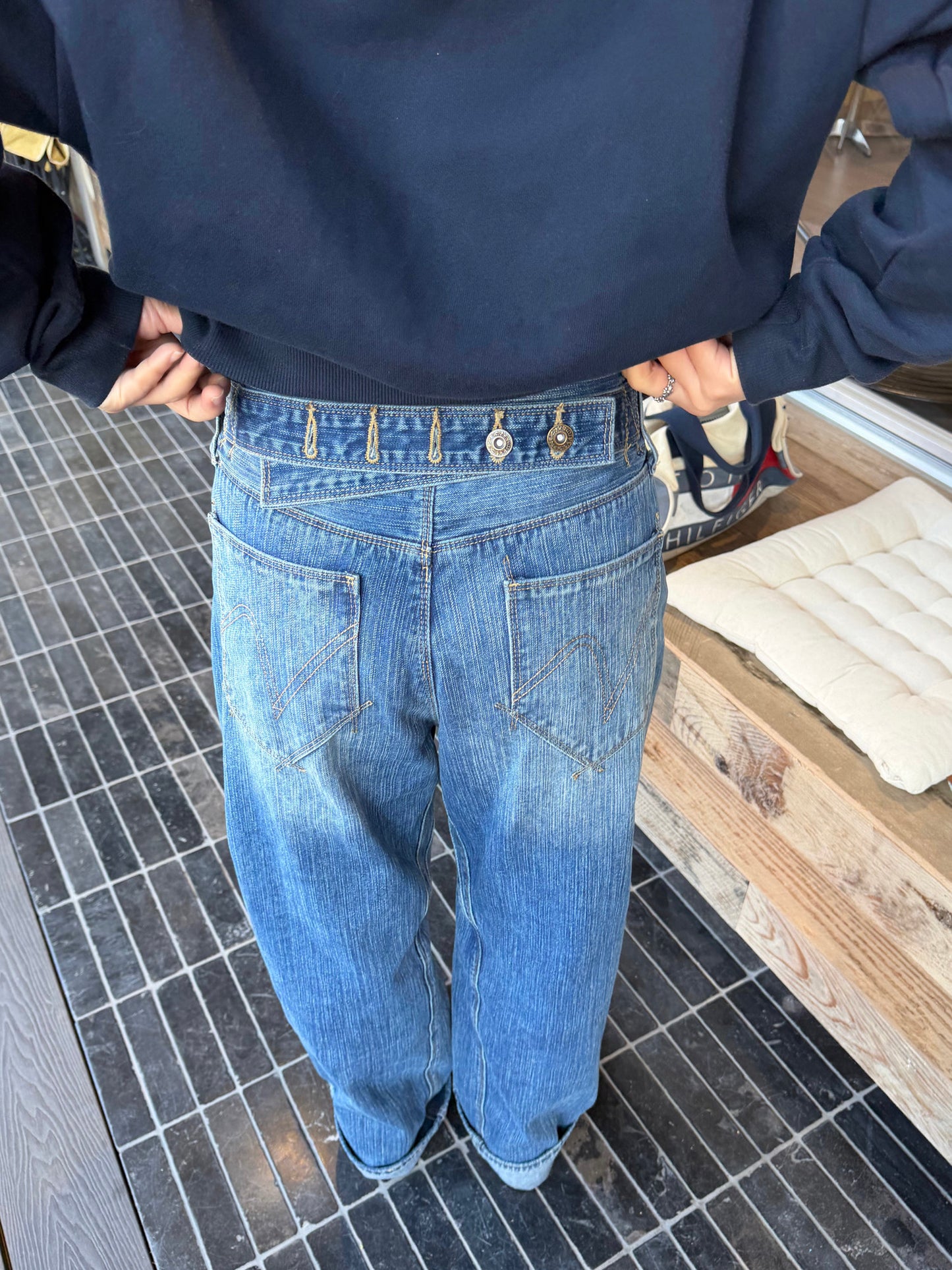 Vintage Wide Denim Pants CYE0099