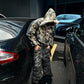 Camouflage Spliced Hoodie Jacket FLG0007