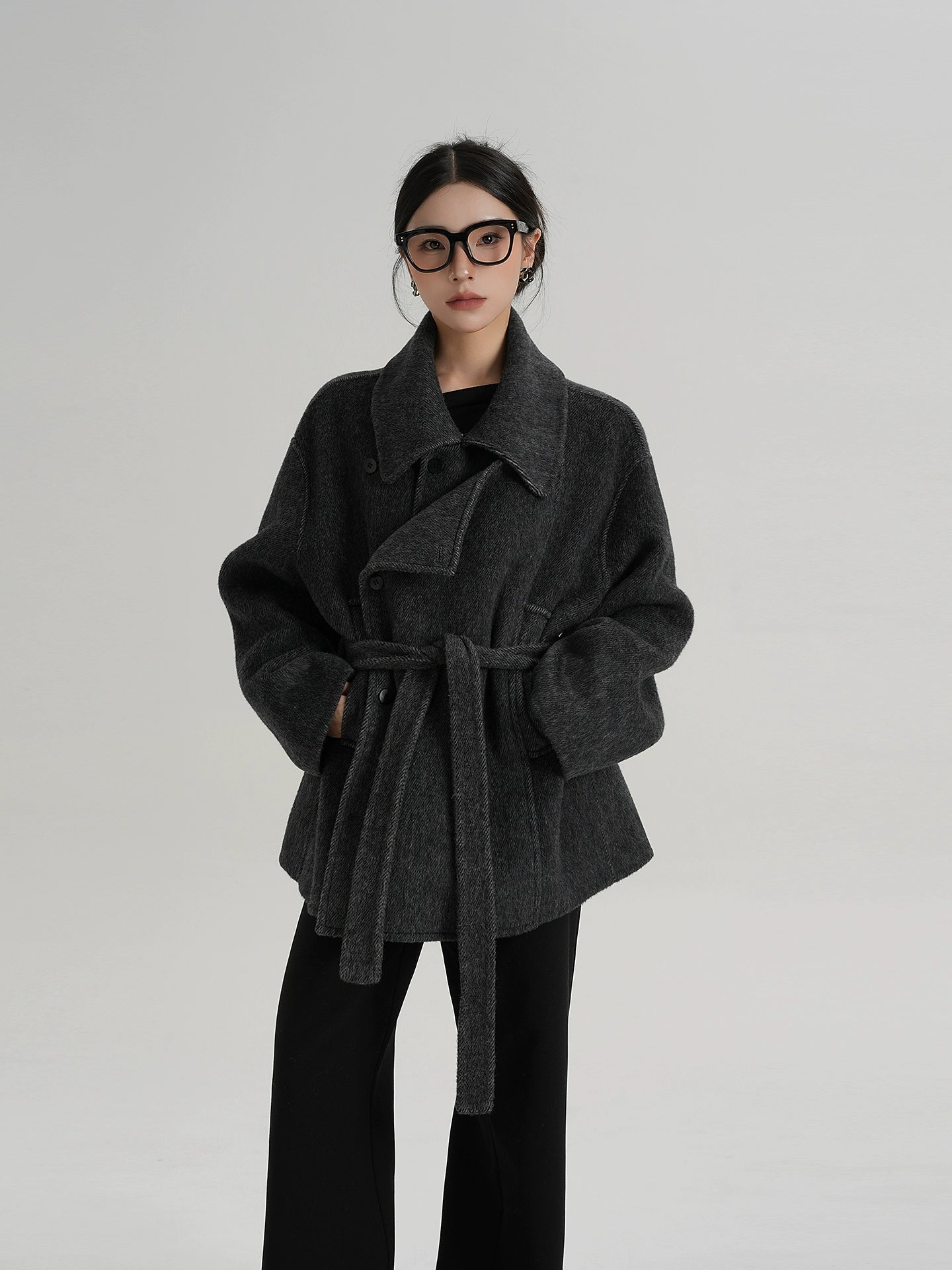 Double Sided Woolen Over Coat SRS0359