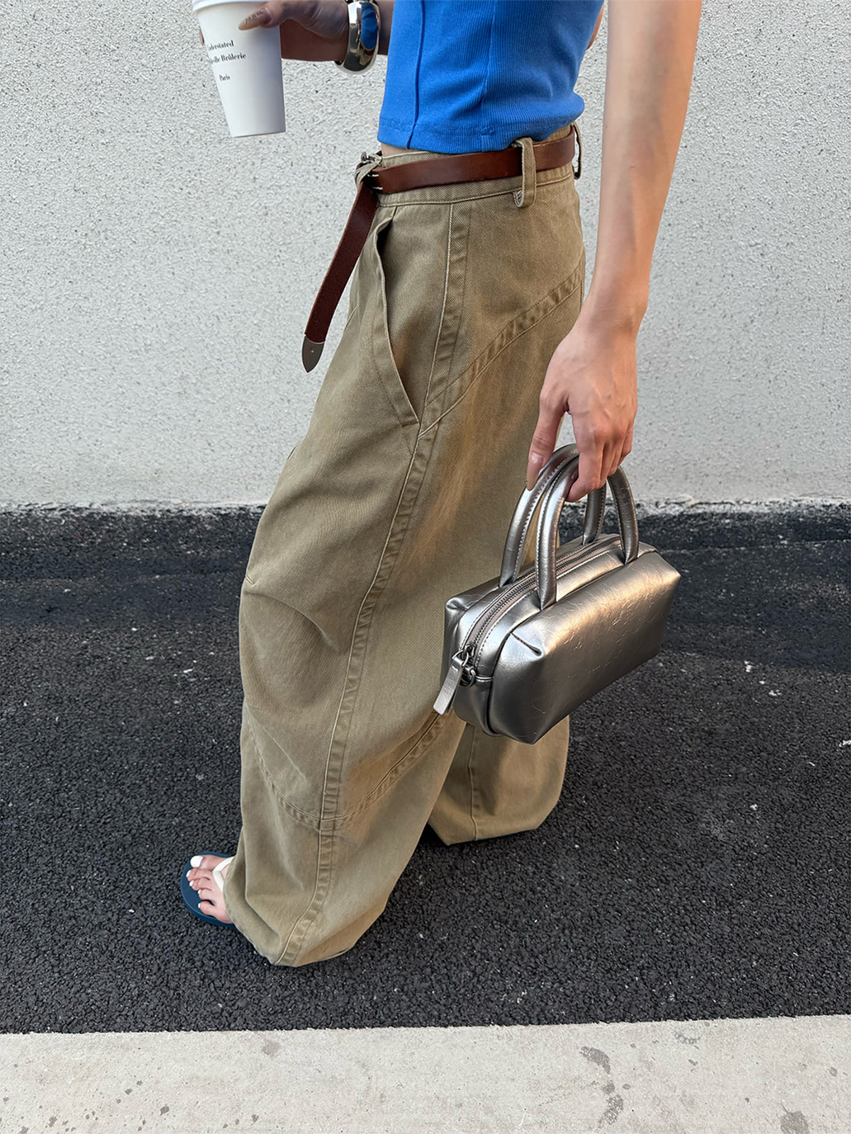 Curved Cargo Pants WWP0013