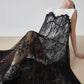 Lace Tulle Docking Sleeveless Dress FER0138