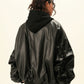 PU Leather Padded Jacket  BWA0006
