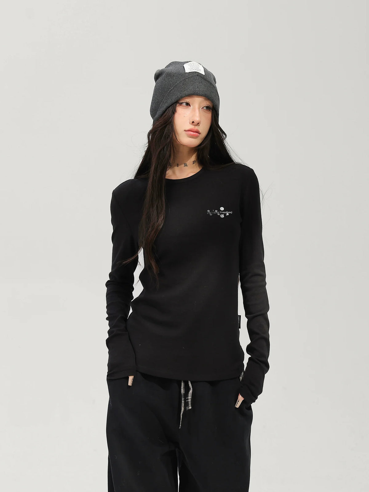 Fleece Long-Sleeve T-Shirt  ACS0390