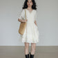 V-Neck Tiered Mini Dress VAS0201