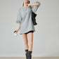 Feather Sleeve Jewel Mini Dress FER0127