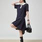 Pleated Cleric Polo Dress FER0207