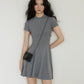 Mock Neck Tight Dress VAS0096