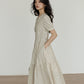 Dot Sheer Puff Sleeve Dress VAS0025