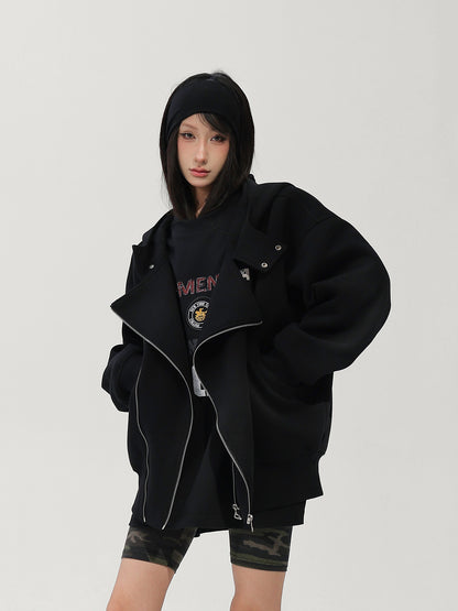 Oversized Sweat Zip Hoodie ACS0378